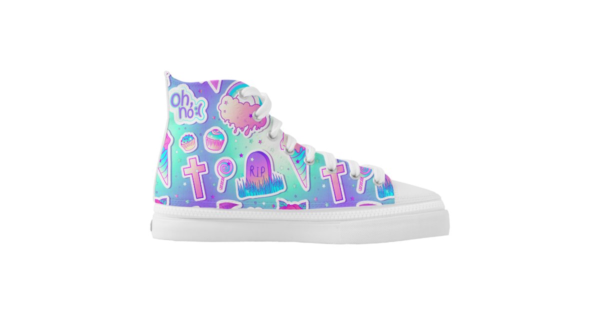 Goth Pastel High Tops Zazzle