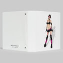 Goth Punk Bomber Pilot Pin up Binder
