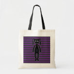 Goth Purple and Black Bunny Bag