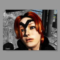 Goth Queen Close Up 2 posters