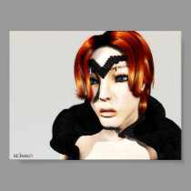 Goth Queen Closeup Poster posters