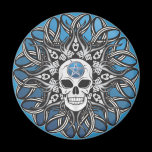 Goth Skull - Blue magnets
