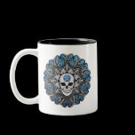 Goth Skull - Blue mugs