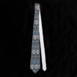 Goth Skull - Blue ties