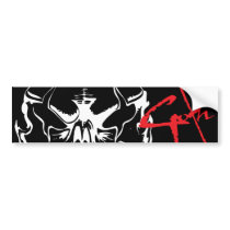 Goth Skull bumper stickers