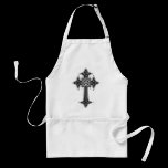 Goth Skull Cross aprons