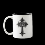 Goth Skull Cross mugs