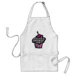 goth skull crossbones cupcake apron
