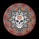Goth Skull - Orange magnets