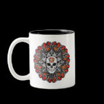 Goth Skull - Orange mugs