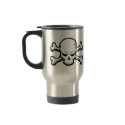 Goth Skull Travel Mug