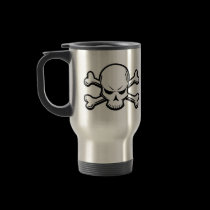 Goth Skull Travel Mug