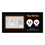 Goth Skulls Halloween Photo Cards Goth Skulls Halloween Photo Cards