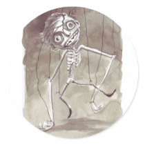 Goth Ugly Puppet stickers by Gary_Shipman Goth Ugly Puppet stickers