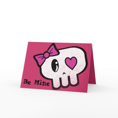 Goth Valentines Day Card by audrart