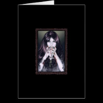 Goth Vamp card cards