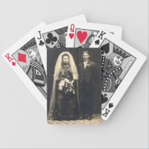 Goth Wedding Cards playing cards
