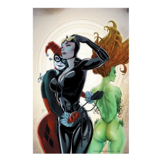 Gotham City Sirens Cv4 Poster