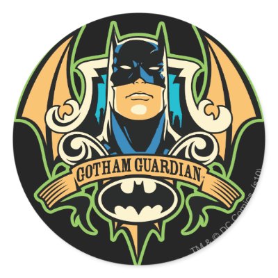 Gotham Guardian stickers