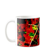 Gothic Abstract Flames Mug