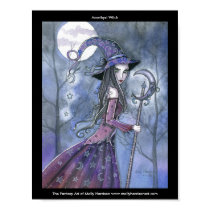Gothic Amethyst Witch Poster by Molly Harrison posters
