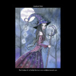 Gothic Amethyst Witch Poster by Molly Harrison