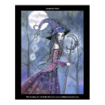 Gothic Amethyst Witch Poster by Molly Harrison