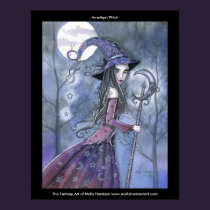 Gothic Amethyst Witch Poster by Molly Harrison posters