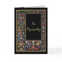 Gothic Art Sympathy Card Customizable