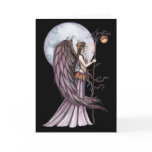 Gothic Autumn Moon Fairy Blank Card
