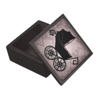 'Gothic Baby Carriage- Girl' Premium Gift Box planetjillgiftbox
