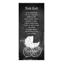 Gothic Baby Carriage Personalized Rack Card