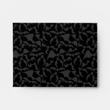 Gothic Bats Vampire Pattern Envelopes