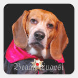 Gothic Beagle, Dogula...AKA Beagle Lugosi sticker