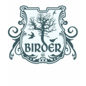 Gothic Birder Shield Ladies Twofer Sheer Fitted T-Shirt