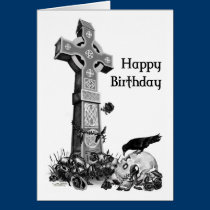 Gothic Birthday Card cards