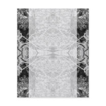 Gothic Black and White Pattern. Personalized Flyer