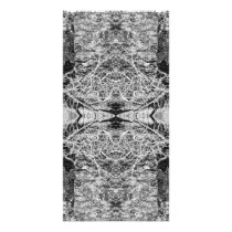 Gothic Black and White Pattern. Custom Photo Card