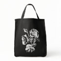Gothic Black Antique Rose bags by opheliasart Gothic Black Antique Rose bags