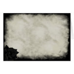 Gothic Black Rose Scrolls Card Gothic Black Rose Scrolls Card