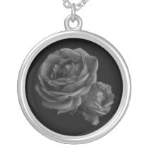 Gothic Black Roses Custom Jewelry