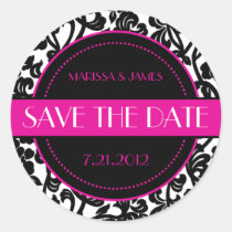Gothic Black & White Flourish Envelope Seals Sticker