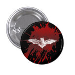 GOTHIC BLOODY BAT VAMPIRE buttons