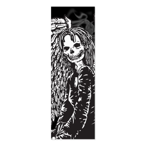 Gothic Bookmark Business Card Template (front side)