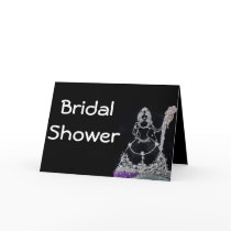 Gothic Bridal Shower Invitation Cards
