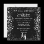 Gothic Bride & Groom Skeleton Wedding Invitations