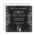 Gothic Bride & Groom Skeleton Wedding Invitations