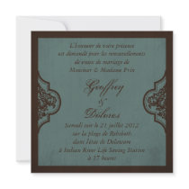 Gothic Bride Wedding Invite Square_Dolores