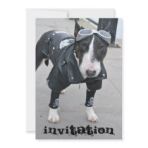Gothic Bulldog Invitation
