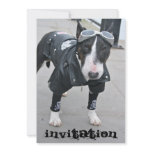 Gothic Bulldog Invitation